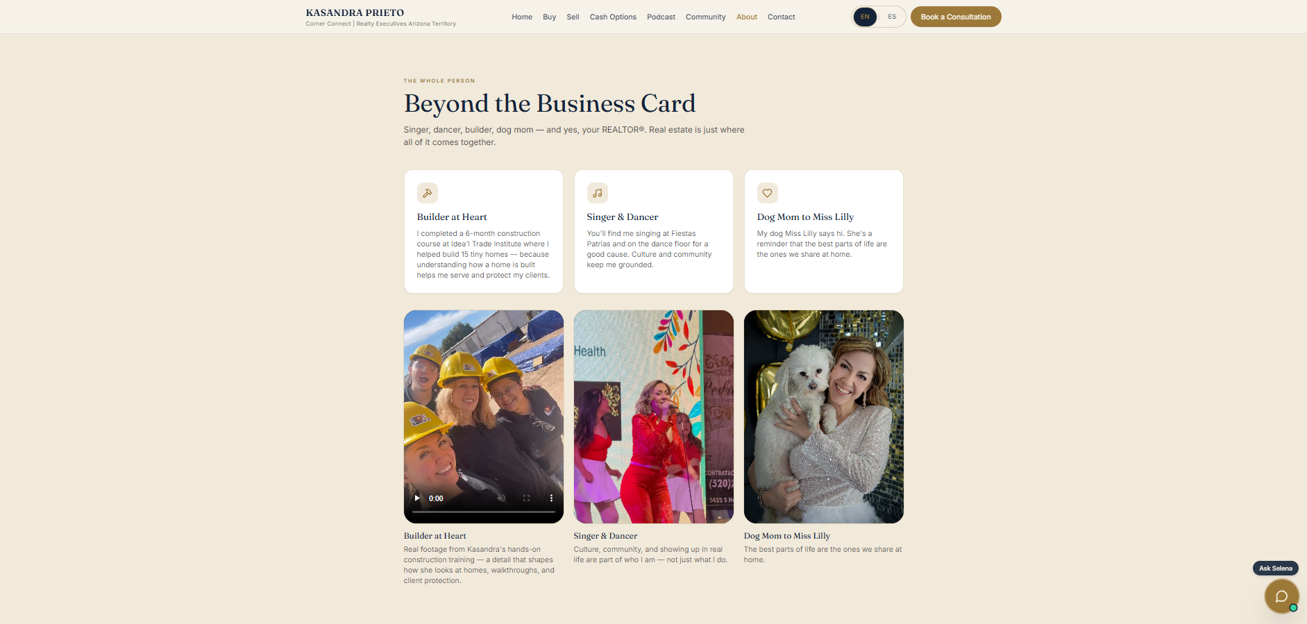 Kasandra Prieto Real Estate — Beyond the Business Card